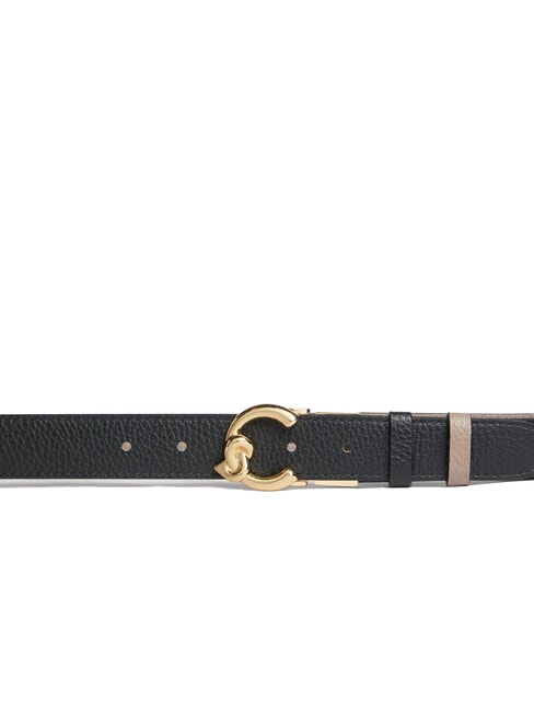 C-ME BICOLOR  Wendbarer Lederg&uuml;rtel noir/w.taupe - G&uuml;rtel