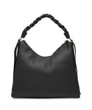 COCCINELLE BOHEME GRANA DOUBLE Gro&szlig;e Umh&auml;ngetasche aus Leder Noir/Cognac - Damentaschen - 3