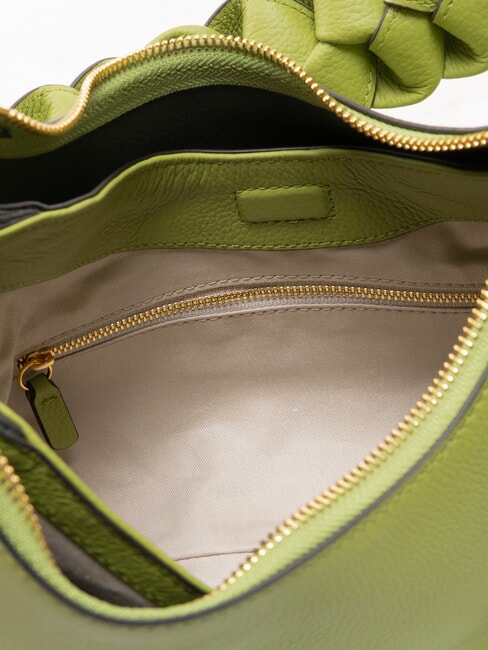 BOHEME GRANA DOUBLE Mittelgroße Ledertasche Guacamole/Seetang - Damentaschen