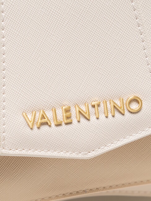 UNIKA Kleine Schultertasche mit Klappe Ecru/Beige - Damentaschen