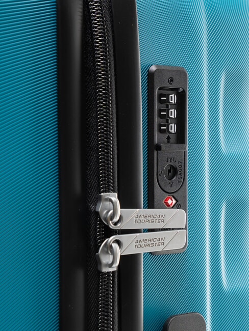 SPEEDLINK Mittelgroßer Trolley blaugrün - Harte Trolleys