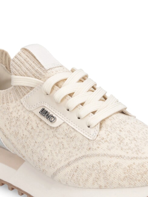 EVELYN 916 Socken-Sneakers Milch - Damenschuhe