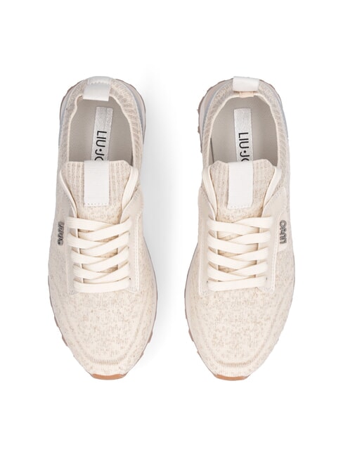 EVELYN 916 Socken-Sneakers Milch - Damenschuhe