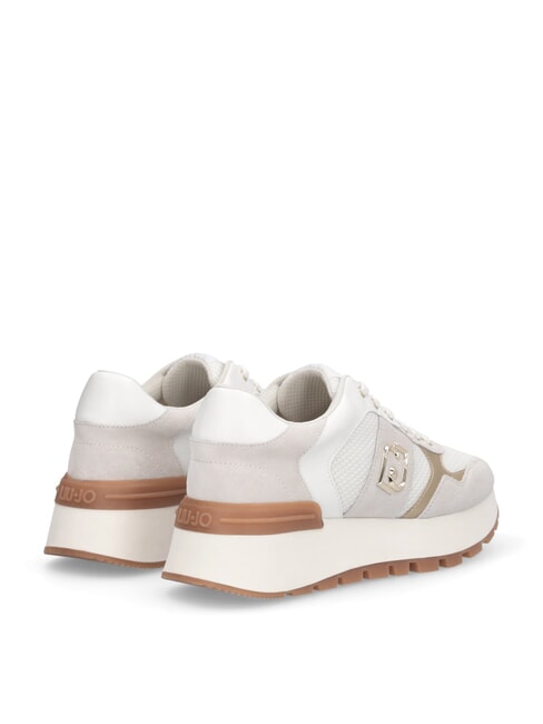 AMAZING 43 Sneaker mit Einsätzen aus Mesh-Gewebe Weiß - Damenschuhe