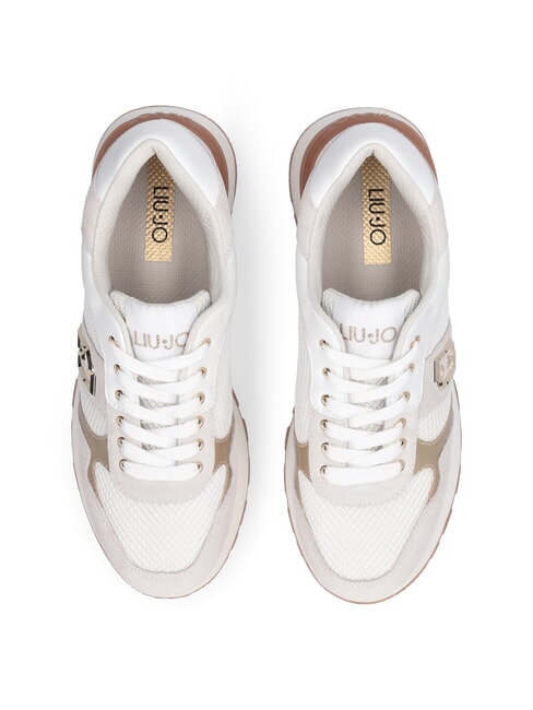 AMAZING 43 Sneaker mit Einsätzen aus Mesh-Gewebe Weiß - Damenschuhe