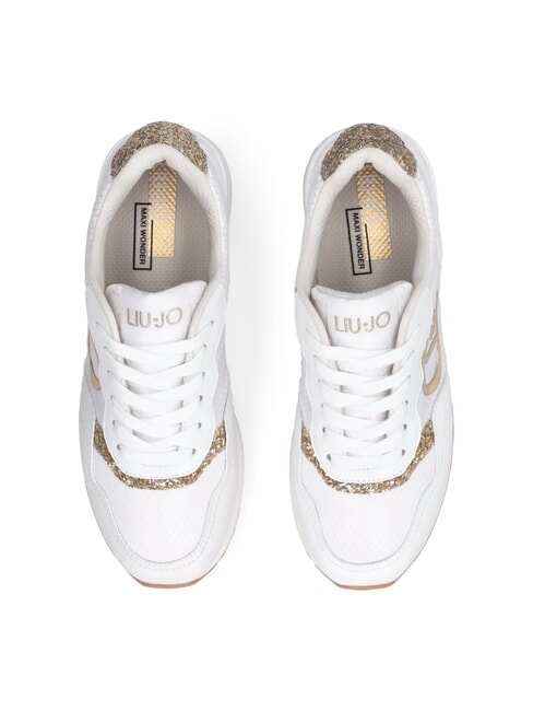 MAXI WONDER LOW Sneaker mit Glitzerdetails Weiß - Damenschuhe