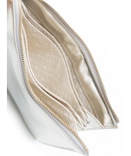 TOMMY HILFIGER TH MONOGRAM Umschlagtasche mit Handgelenkschlaufe metallisches Silber - Damentaschen - 5