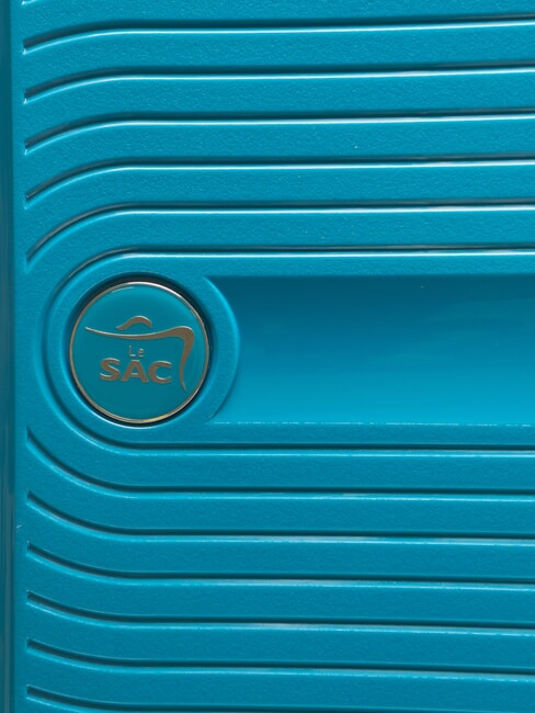 SLIDE Mittlerer Trolley, ausziehbar Malachitblau - Harte Trolleys