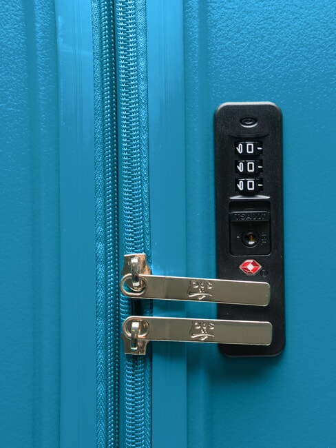 SLIDE Handgepäcktrolley Malachitblau - Handgepäck