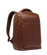 PIQUADRO BLUE SQUARE Lederrucksack, 14-Zoll-Laptophalter - PC-Rucksäcke