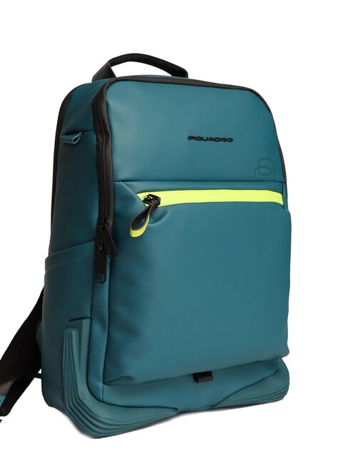 CORNER SPECIALE GOMMATO  14" PC-Rucksack blaugrün - PC-Rucksäcke