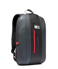 PIQUADRO URBAN 15,6" Laptop-Rucksack aus Leder Grau - PC-Rucksäcke - 2