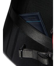 PIQUADRO URBAN 15,6" Laptop-Rucksack aus Leder Grau - PC-Rucksäcke - 6