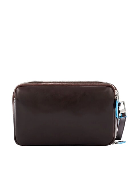 BLUE SQUARE Organisierte Clutch aus Leder MAHAGONI - Tablettmappe &amp; Organizer