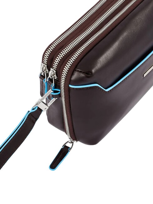 BLUE SQUARE Organisierte Clutch aus Leder MAHAGONI - Tablettmappe &amp; Organizer