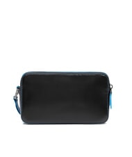 PIQUADRO BLUE SQUARE Clutch aus Leder Schwarz - Damentaschen - 3