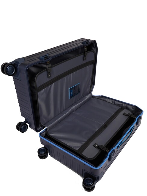 ALU BLUE SQUARE Mittlerer Trolley Blau - Harte Trolleys