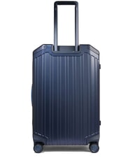 PIQUADRO ALU BLUE SQUARE Mittlerer Trolley Blau - Harte Trolleys - 4