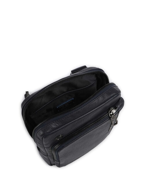 CRONUS Ledertasche, Tablethalter Blau - Umhängetaschen Herren