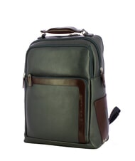 PIQUADRO X1 Lederrucksack, 15,6-Zoll-PC-Halterung blau / braun - PC-Rucksäcke - 2