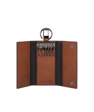 PIQUADRO BLACK SQUARE Schl&uuml;sseletui aus Leder mit 6 Haken LEDER - Schl&uuml;sselanh&auml;nger und Schl&uuml;sseletuis - 2