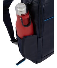 PIQUADRO B2 REVAMP 14-Zoll-Laptop-Rucksack aus Leder Blau - PC-Rucksäcke - 4