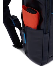 PIQUADRO B2 REVAMP 14-Zoll-Laptop-Rucksack aus Leder Blau - PC-Rucksäcke - 5