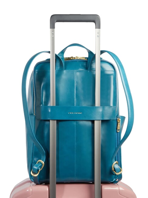 BLUE SQUARE  14-Zoll-Laptop-Rucksack aus Leder Oktan 3 - PC-Rucksäcke