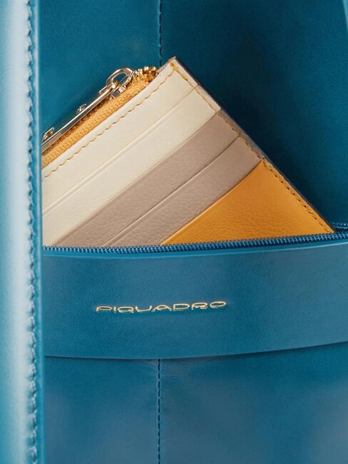 BLUE SQUARE  14-Zoll-Laptop-Rucksack aus Leder Oktan 3 - PC-Rucksäcke