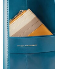 PIQUADRO BLUE SQUARE  14-Zoll-Laptop-Rucksack aus Leder Oktan 3 - PC-Rucksäcke - 5