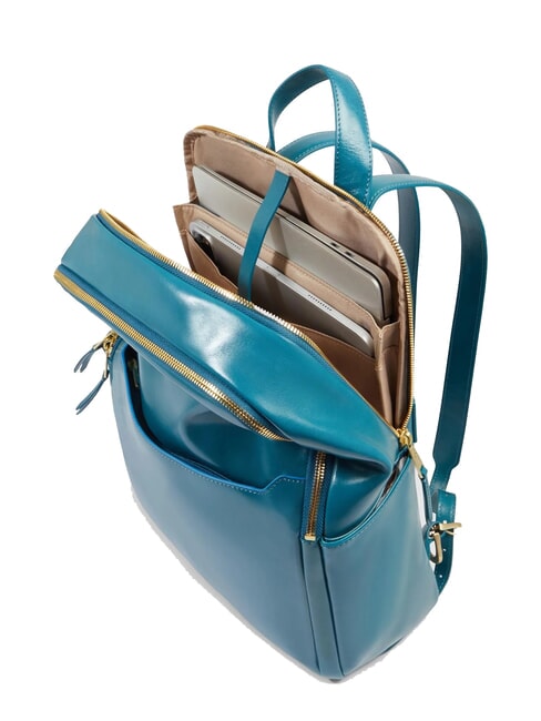 BLUE SQUARE  14-Zoll-Laptop-Rucksack aus Leder Oktan 3 - PC-Rucksäcke