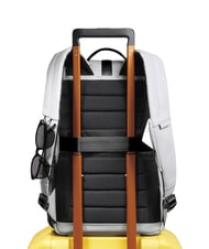 PIQUADRO CORNER SPECIALE GOMMATO Rolltop-Laptop-Rucksack Weiß - PC-Rucksäcke - 3