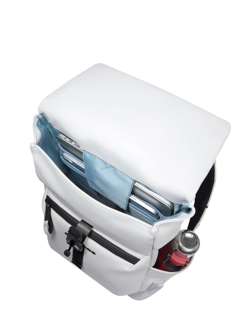 CORNER SPECIALE GOMMATO Rolltop-Laptop-Rucksack Weiß - PC-Rucksäcke