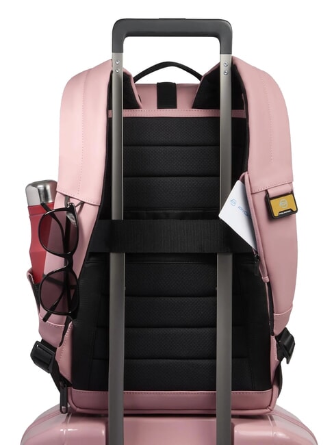 CORNER SPECIALE GOMMATO Rolltop-Laptop-Rucksack ROSA - PC-Rucksäcke