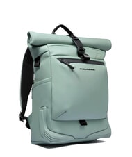 PIQUADRO CORNER SPECIALE GOMMATO Rolltop-Rucksack für 15,6-Zoll-Laptop - PC-Rucksäcke