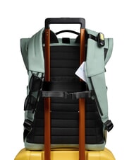 PIQUADRO CORNER SPECIALE GOMMATO Rolltop-Rucksack für 15,6-Zoll-Laptop GRÜN - PC-Rucksäcke - 3