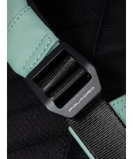 PIQUADRO CORNER SPECIALE GOMMATO Rolltop-Rucksack für 15,6-Zoll-Laptop GRÜN - PC-Rucksäcke - 8