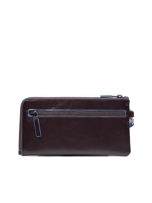BLUE SQUARE Herren-Clutch aus Leder mit Kartenhalter MAHAGONI - Brieftaschen Herren