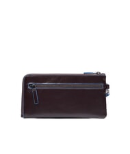 PIQUADRO BLUE SQUARE Herren-Clutch aus Leder mit Kartenhalter MAHAGONI - Brieftaschen Herren - 3