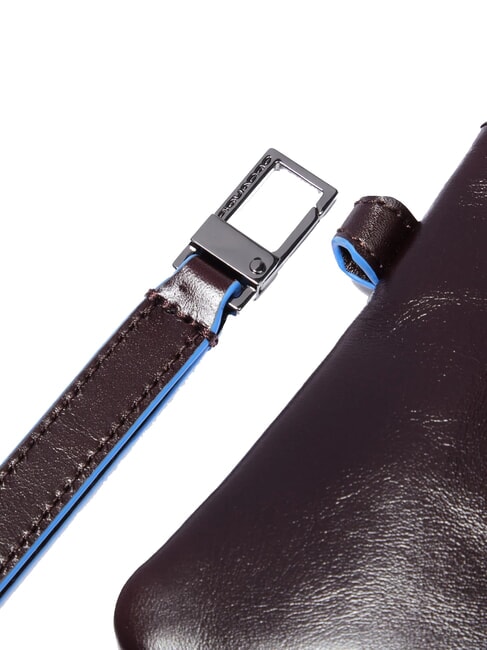 BLUE SQUARE Herren-Clutch aus Leder mit Kartenhalter MAHAGONI - Brieftaschen Herren