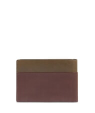 PIQUADRO HARPER Geldb&ouml;rse mit M&uuml;nzfach, aus Leder gr&uuml;n / dunkelbraun - Brieftaschen Herren - 3