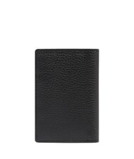 PIQUADRO MODUS SPECIALE Geldb&ouml;rse aus geh&auml;mmertem Leder Schwarz - Brieftaschen Herren - 3