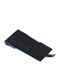 PIQUADRO BLUE SQUARE Geldb&ouml;rse aus Leder Schwarz - Brieftaschen Herren - 2