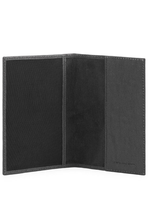 BLACK SQUARE Leder-Passh&uuml;lle Schwarz - Brieftaschen Herren