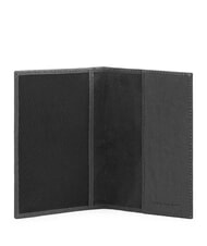 PIQUADRO BLACK SQUARE Leder-Passh&uuml;lle Schwarz - Brieftaschen Herren - 2
