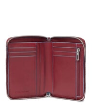 PIQUADRO BLUE SQUARE Reißverschluss-Geldbörse ROT - Brieftaschen Damen - 2