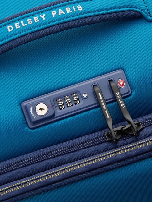 BROCHANT 3 Erweiterbarer Handgepäcktrolley Meeresblau - Handgepäck