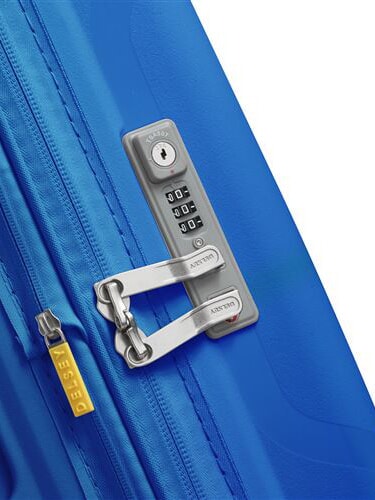 CLAVEL MR  Mittelgro&szlig;er Trolley, erweiterbar Eisblau - Harte Trolleys