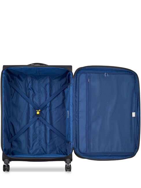 BROCHANT 3 Gro&szlig;er, erweiterbarer Trolley dunkelschwarz - Harte Trolleys