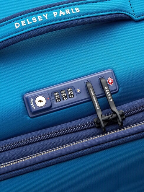 BROCHANT 3 Gro&szlig;er, erweiterbarer Trolley Meeresblau - Harte Trolleys